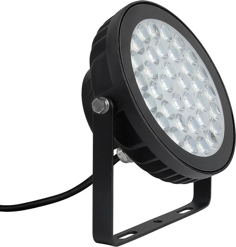 Llambë kopshti LED Synergy21 FUTC05ZR, 25W, RGB+WW, CCT, Zigbee, IP65, e zezë
