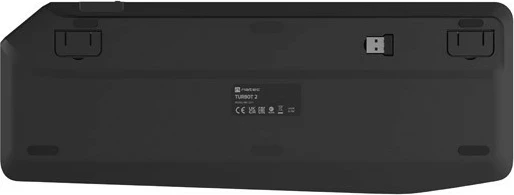Tastierë Natec Turbot 2, wireless, touchpad, slim, 75%, e zezë