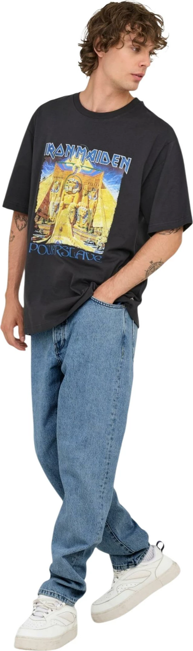 Xhinse për meshkuj Only & Sons Onstye Loose Tape 8836, blu e çelët denim [Madhësia: W32 L30]
