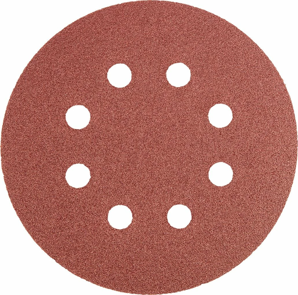 Diskë zmerilimi Graphite 55H943 125 mm K120 8 vrima, set 5 copë