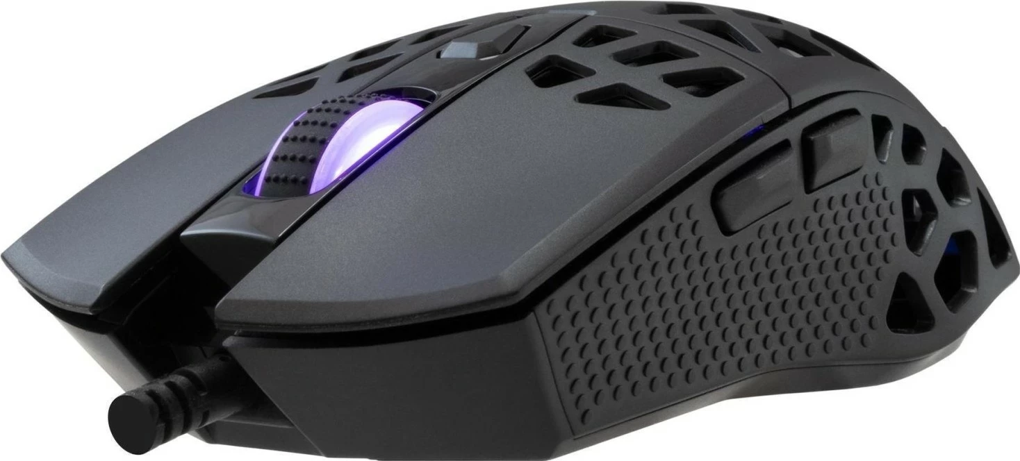 Maus gaming White Shark Caradoc, 7200 DPI, RGB, e zezë