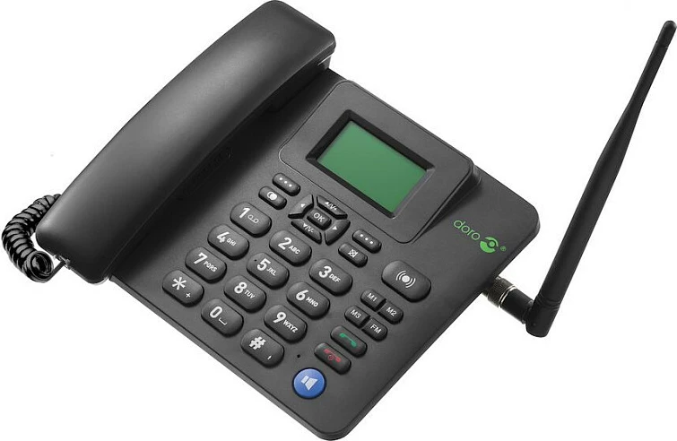 Telefon IP Doro 4100H, 0.08 GB, 500 kontakte, i zi