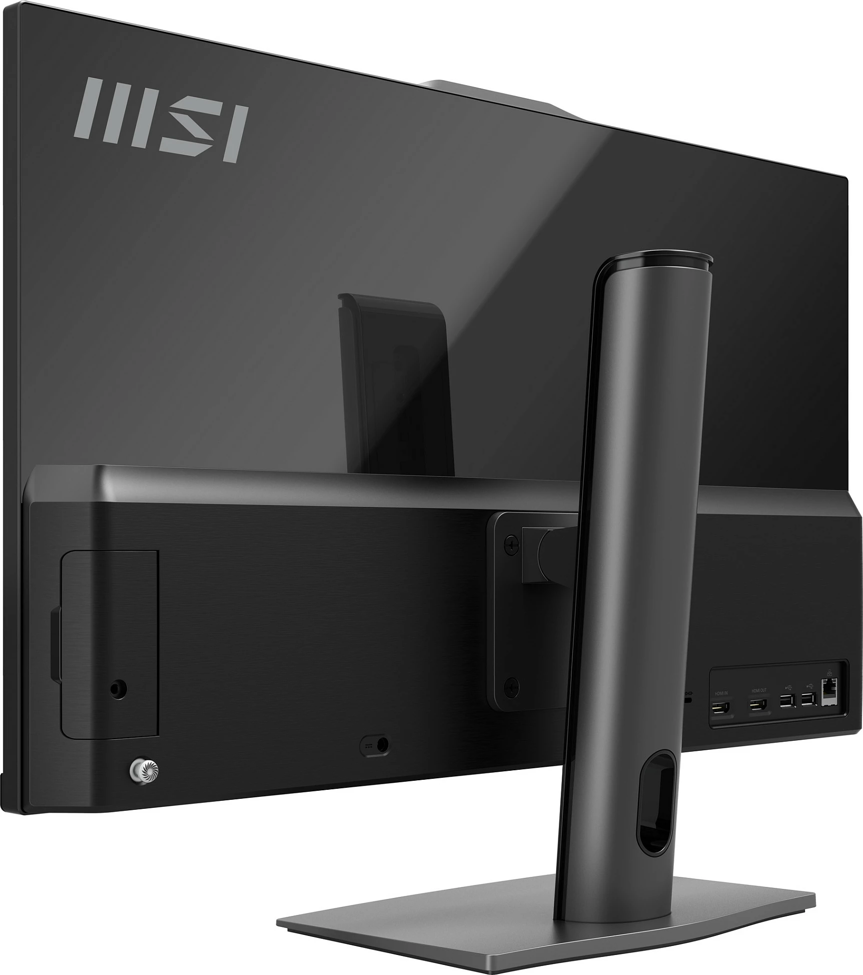 Kompjuter All-in-One MSI Modern AM242P 1M-1848AT, 23.8" Full HD, Intel Core 3, 8GB RAM, 256GB SSD, Windows 11 Pro, e zezë