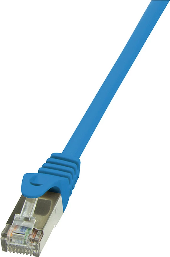 Kabllo Ethernet LogiLink Cat5e F/UTP 0.5m, blu