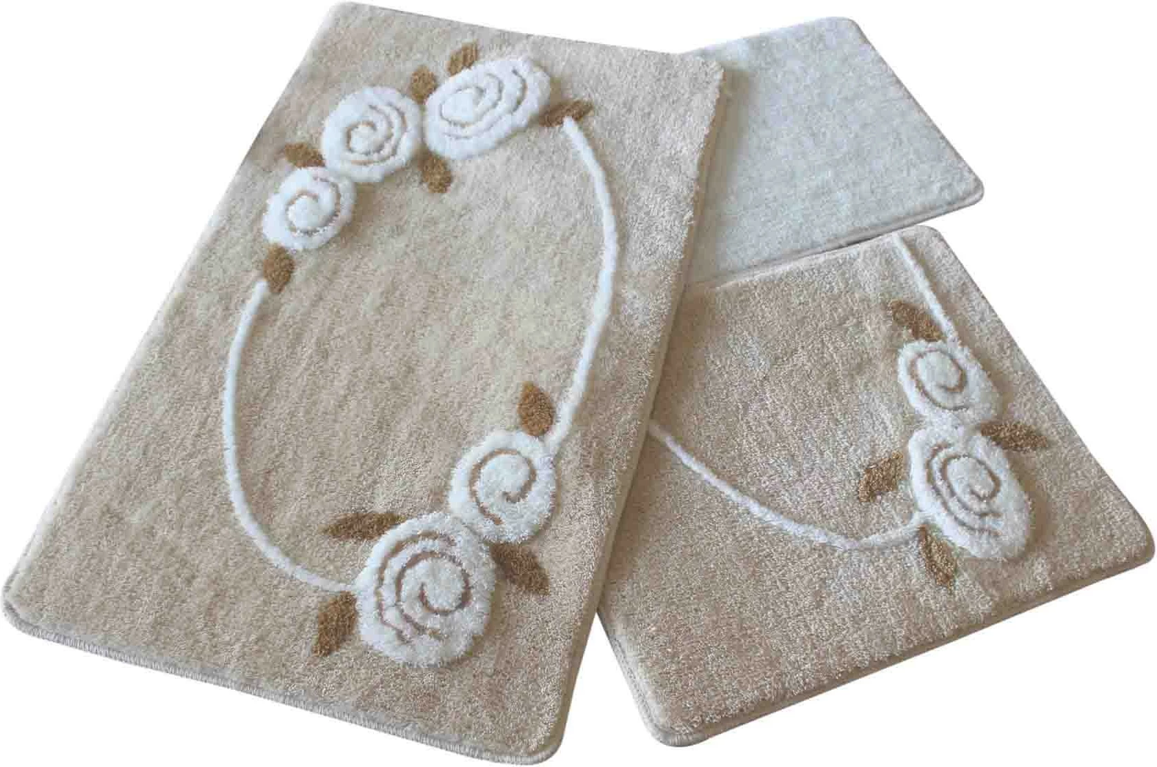 Set tapetash për banjo (3 copë), Mijolnir Rosalin, bezhë
