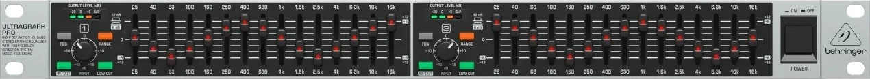 Ekuilajzues grafik Behringer FBQ1502HD, i zi