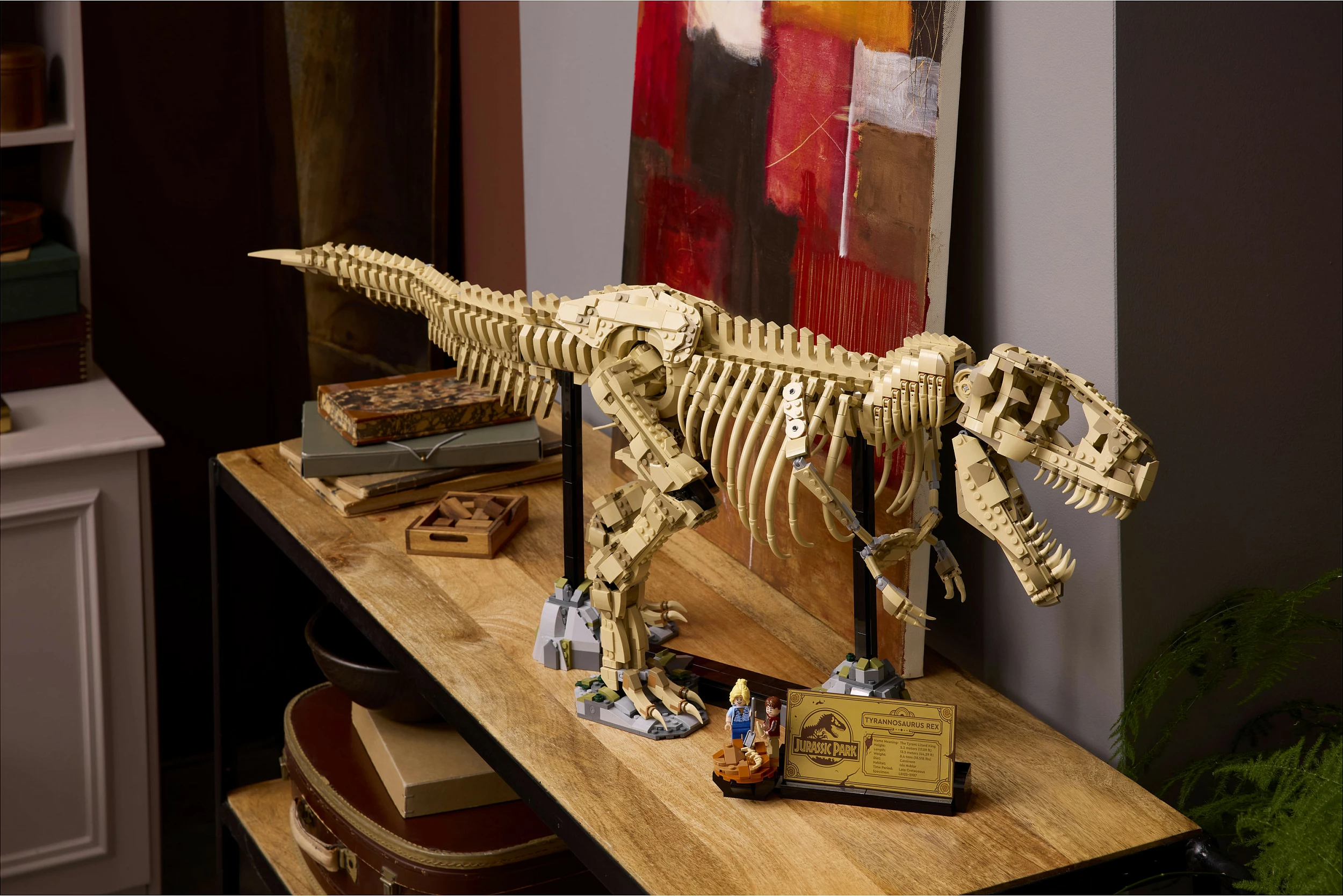 Set ndërtimi LEGO Jurassic World 76968 Dinosaur Fossils: Tyrannosaurus Rex, 3145 copë, Shumëngjyrësh
