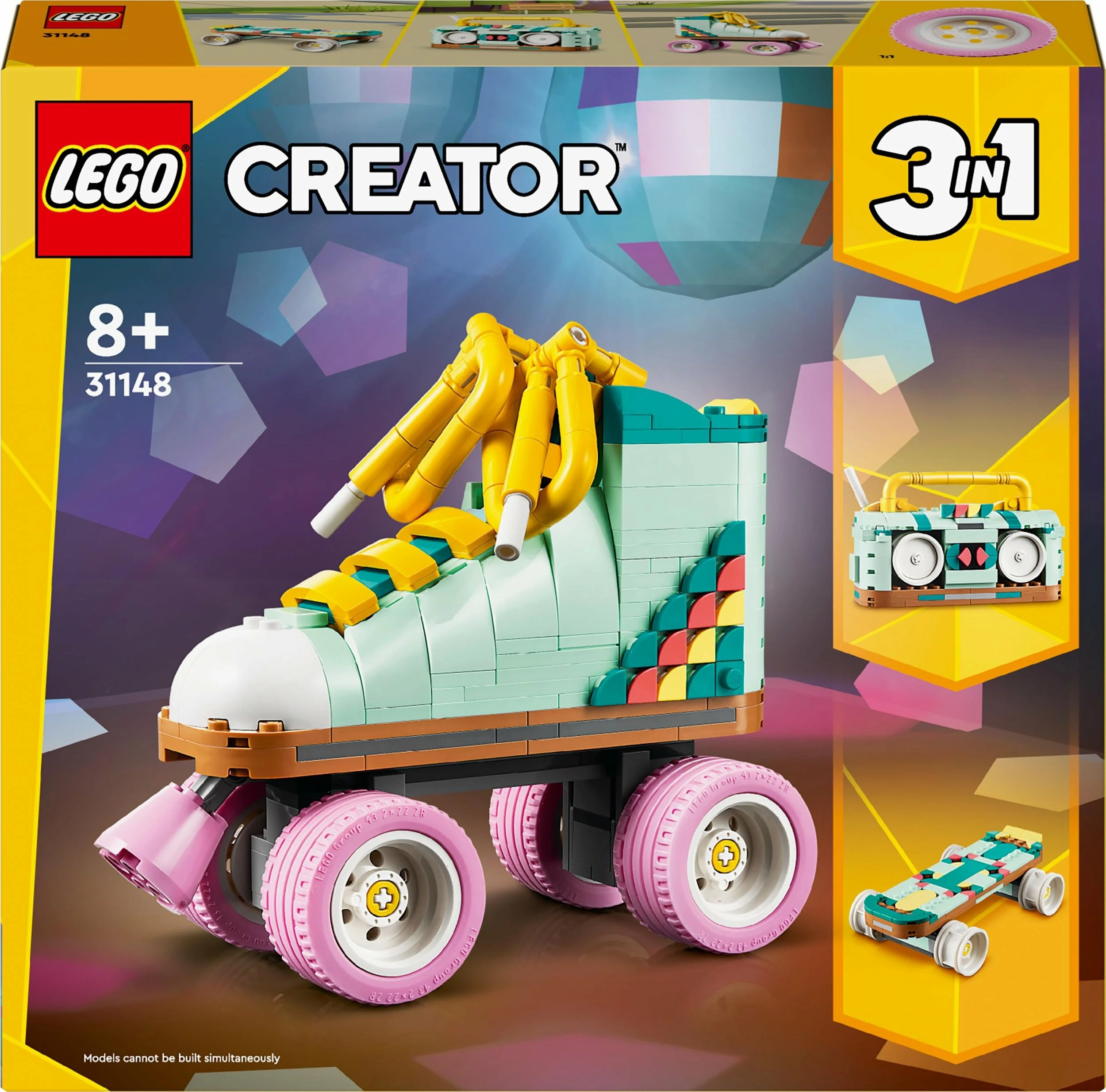 Set LEGO Creator 31148 Retro Scooter, 342 copë, 3-në-1, shumëngjyrësh