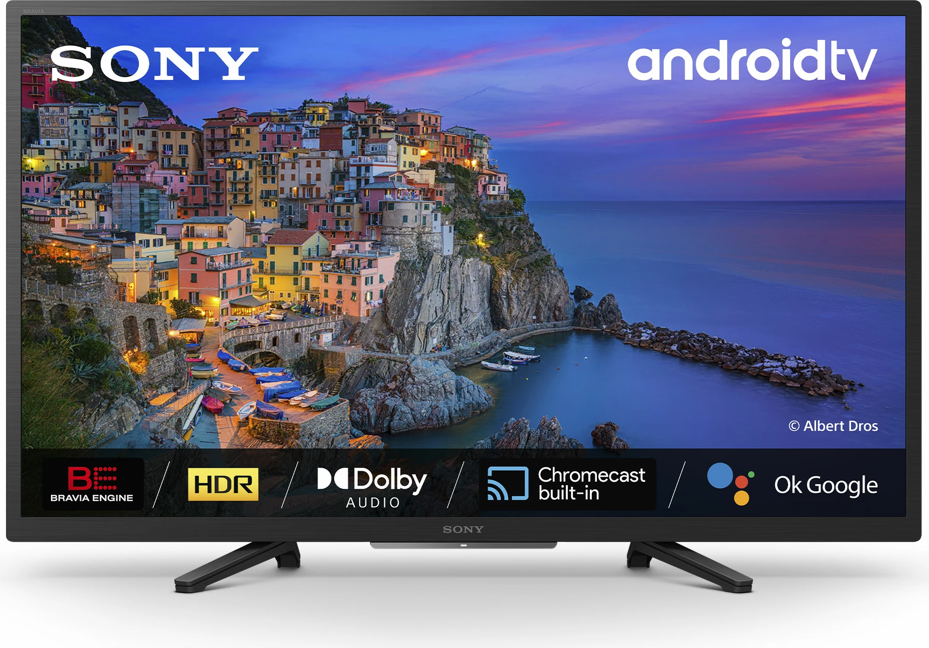 Televizor LED Sony KD32W800P1AEP 32\" HD Ready, Android TV, HDR, Chromecast, i zi 4