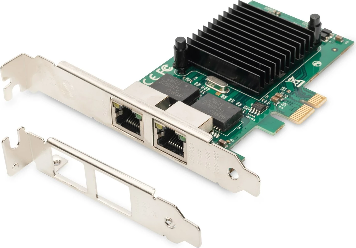 Kartë rrjeti DIGITUS DN-10132, PCI Express, 2 porta Gigabit Ethernet