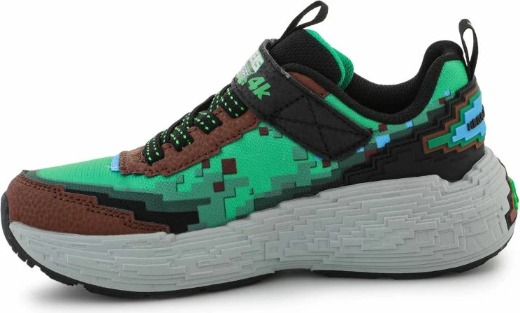 Atlete fëmijë Skechers, kafe/multikolor