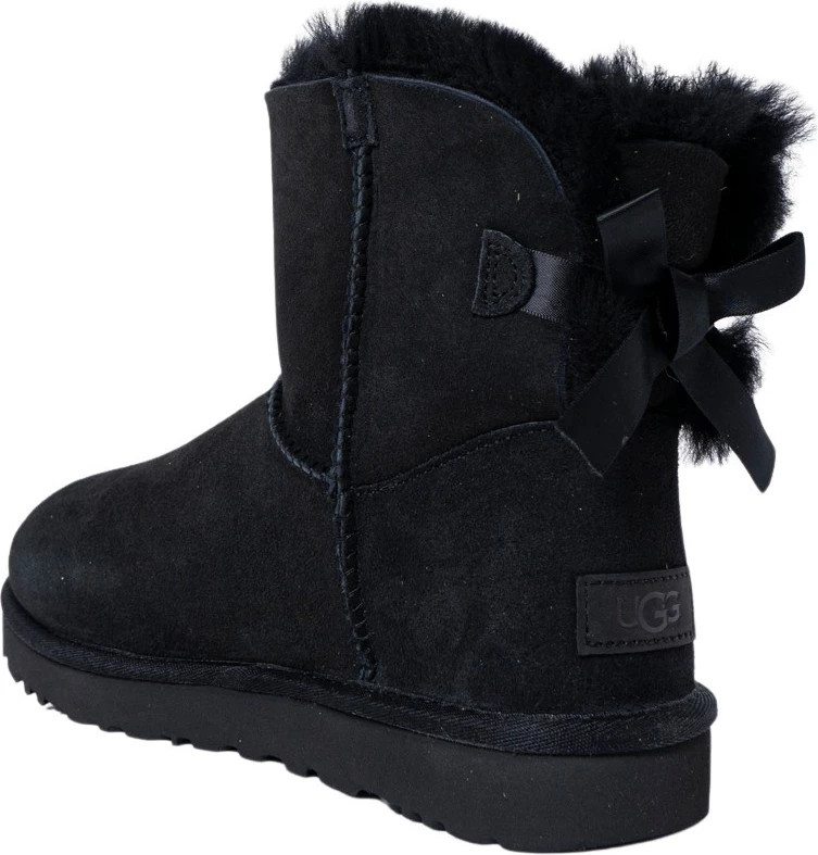 Çizme për femra UGG Mini Bailey Bow II 1016501, të zeza [Ngjyra: 37]