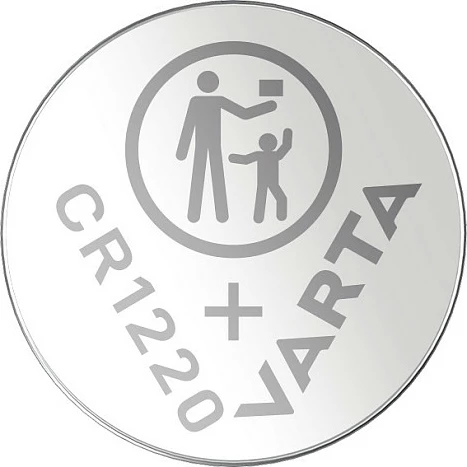 Bateri VARTA CR1220, 3V litium, 35mAh, metalike