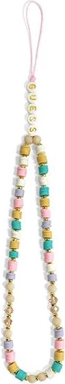 Varëse për telefon Guess GUSTFLWP, Heishi Beads, rozë/jeshile