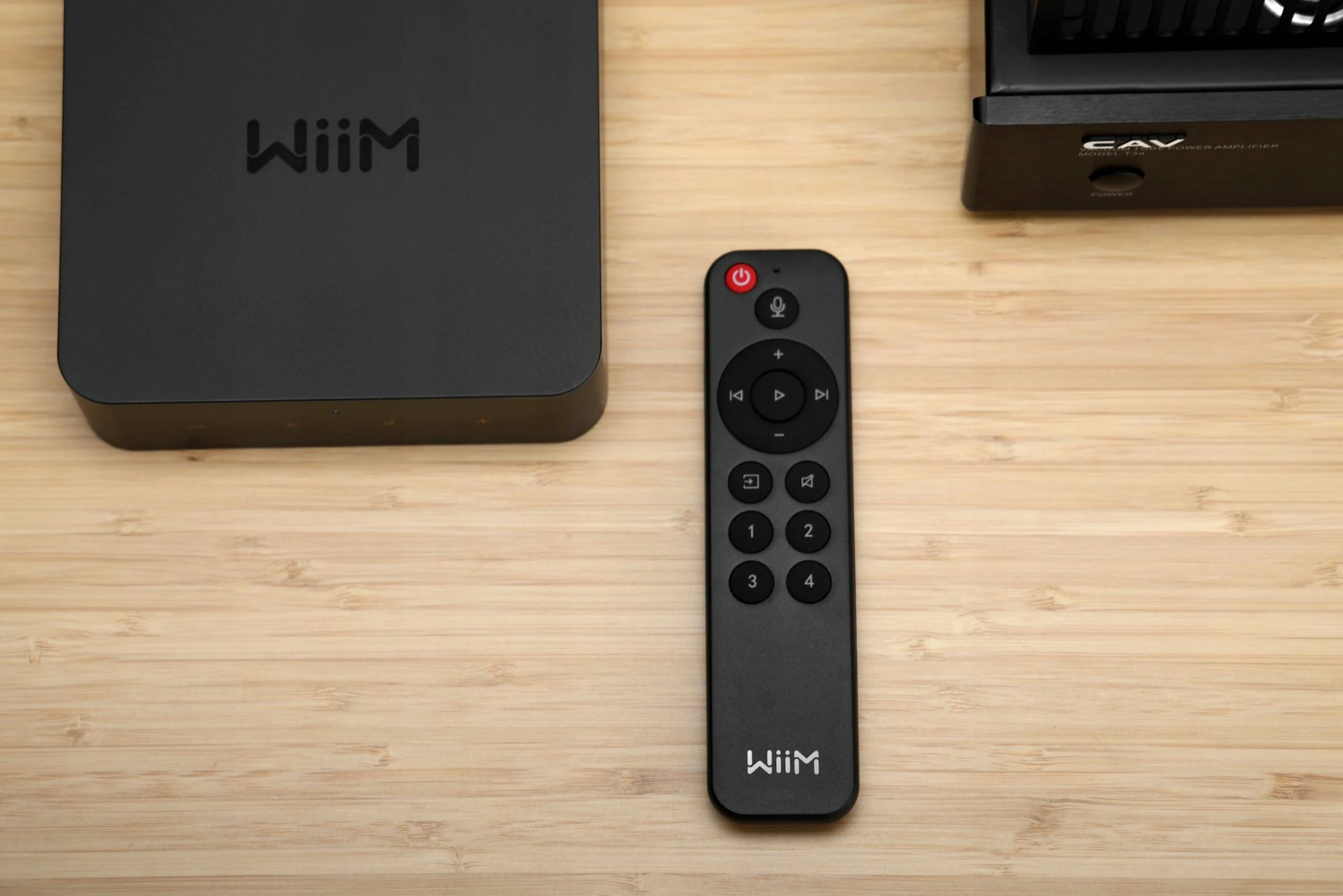 Streamer audio WiiM Pro Plus Roon Ready Hi-Res, Wi‑Fi/Bluetooth/Ethernet, i zi, me telekomandë