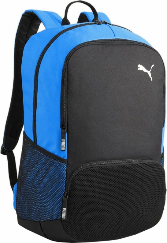 Çanta shpine Puma për meshkuj dhe femra, e zezë dhe blu