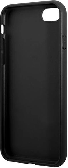 Mbështjellës Guess 4G Metal Gold Logo për iPhone SE 2022/2020/7/8, Kafe