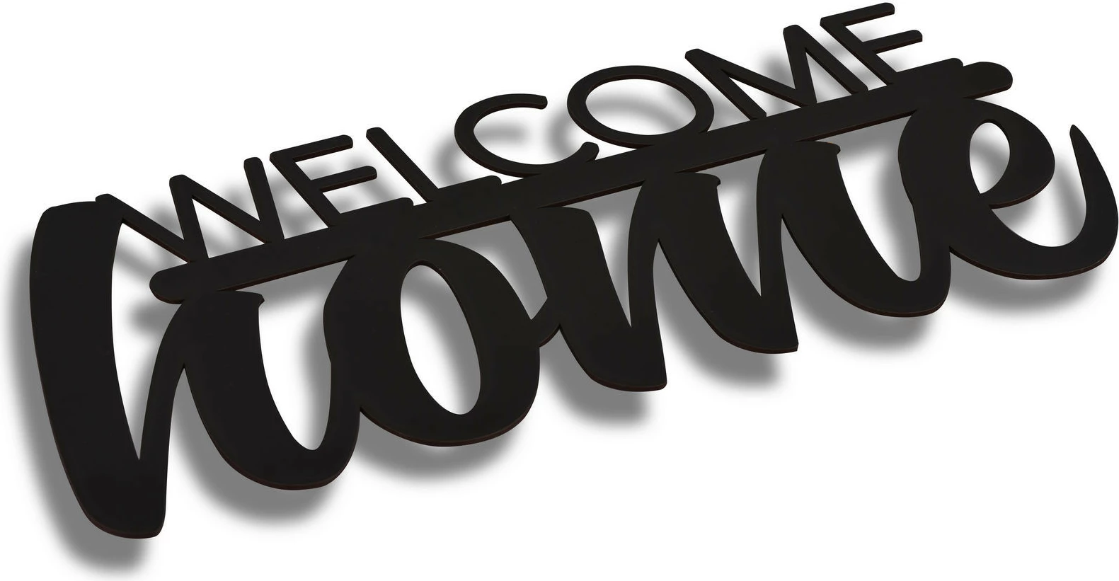 Dritë dekorative LED për mur, Welcome Home, e kuqe