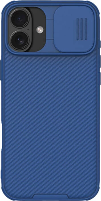 Mbështjellës Nillkin CamShield Pro për iPhone 16 Plus, blu