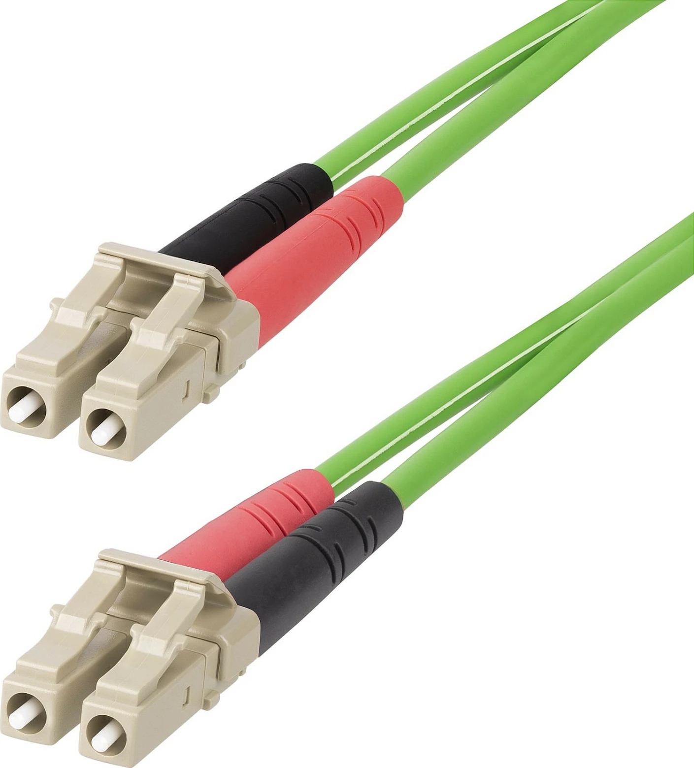 Kabllo fiber optike StarTech LC-LC OM5, 20m, multimode 50/125µm, LSZH, jeshile