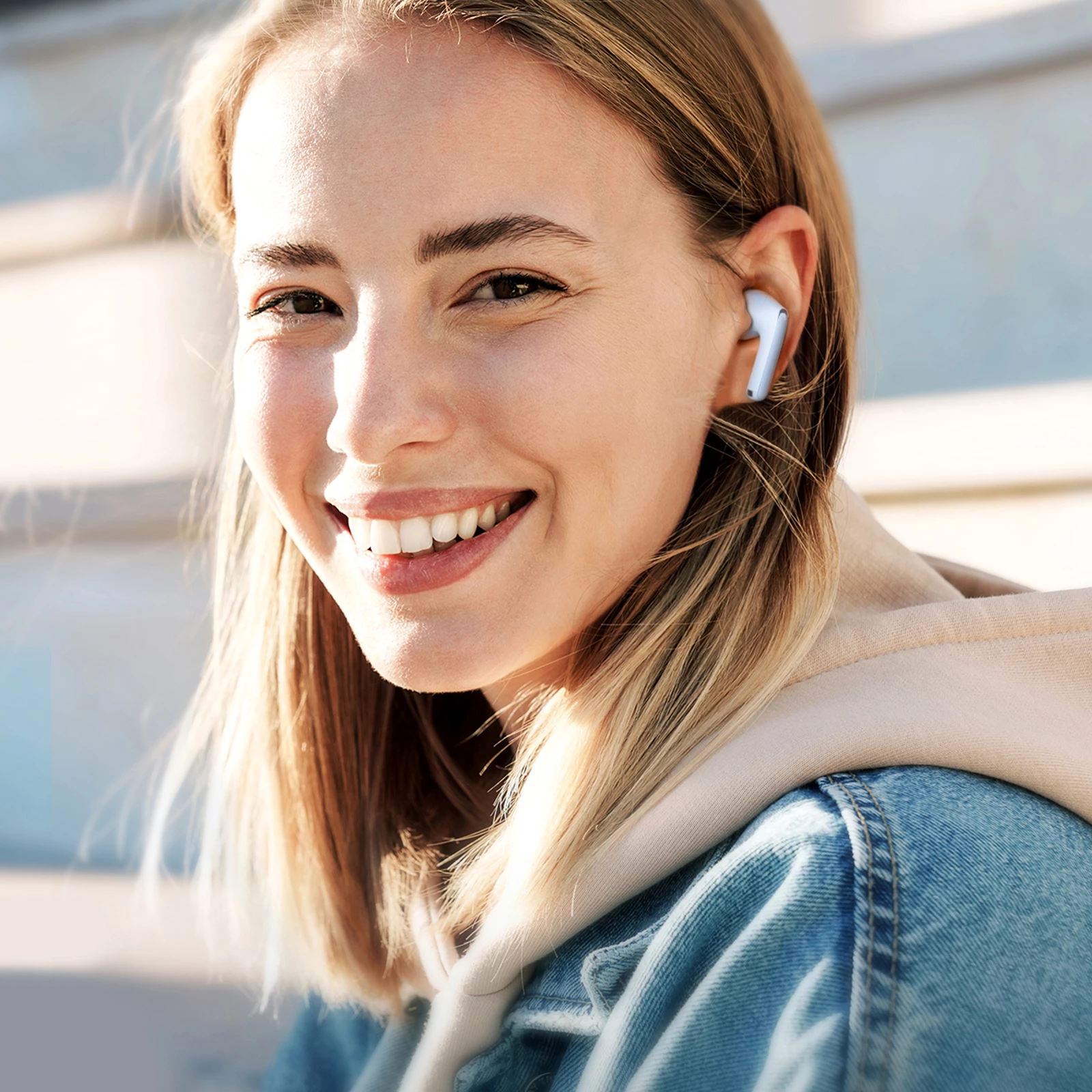 Kufje wireless Joyroom Funpods JR-FB2, Bluetooth 5.3, kaltër