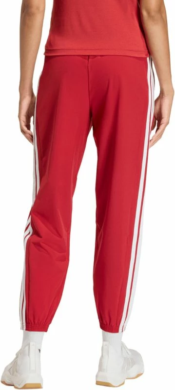 Pantallona sportive femra adidas Train Essentials 3-Stripes Woven KF8554, të kuqe