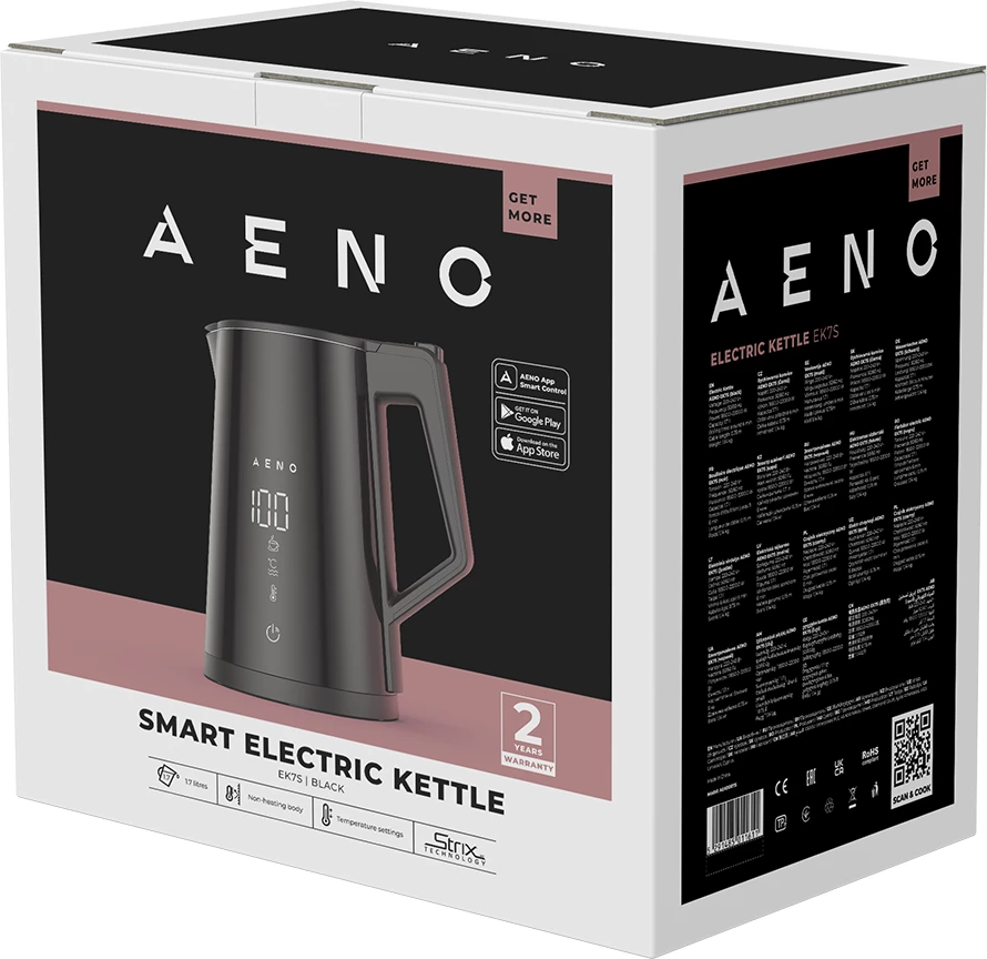 Çajnik elektrik smart AENO EK7S 1.7L 2200W, i zi