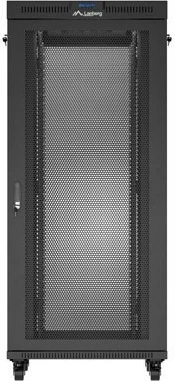 Kabinet rack LANBERG 19" 37U 800x800, i zi, me dyer të perforuara