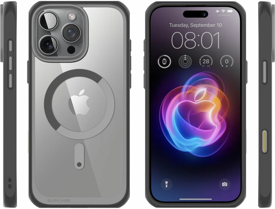 Mbështjellës Supcase UB Mag për iPhone 16 Pro Max, MagSafe, Gri