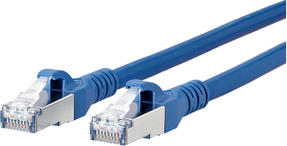 Kabllo rrjeti METZ CONNECT Cat6A S/FTP RJ-45, 5m, 10GbE, LSZH, blu