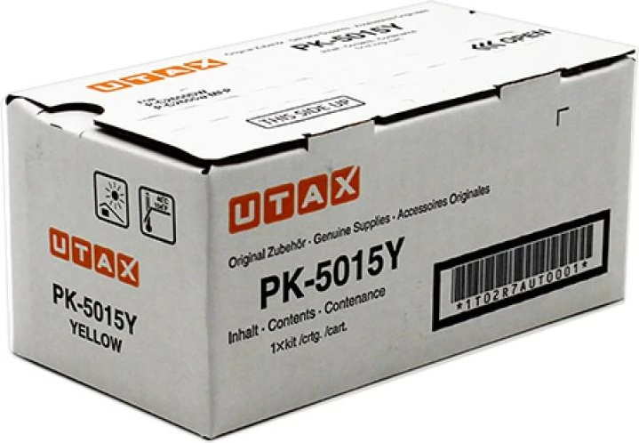 Toner Utax PK-5015Y PK5015Y 1T02R7AUT0 kapacitet 2400-4400 faqe e verdhë