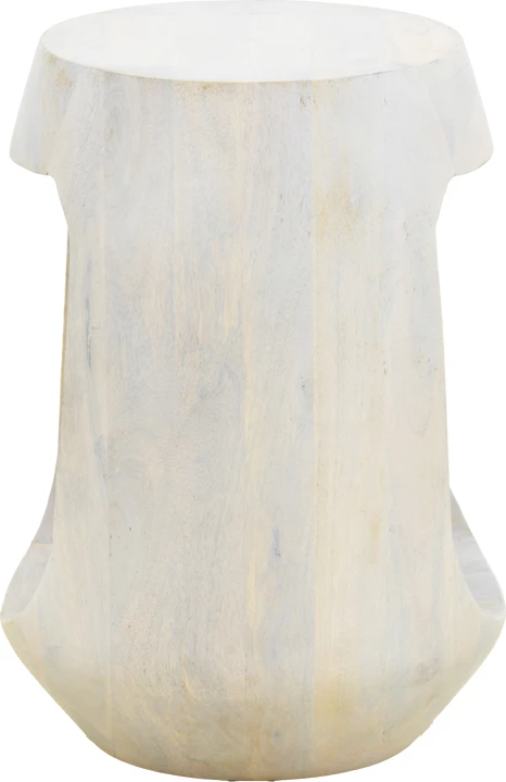 Tavolinë anësore Lenora, dru mango i bardhë, 33x45cm