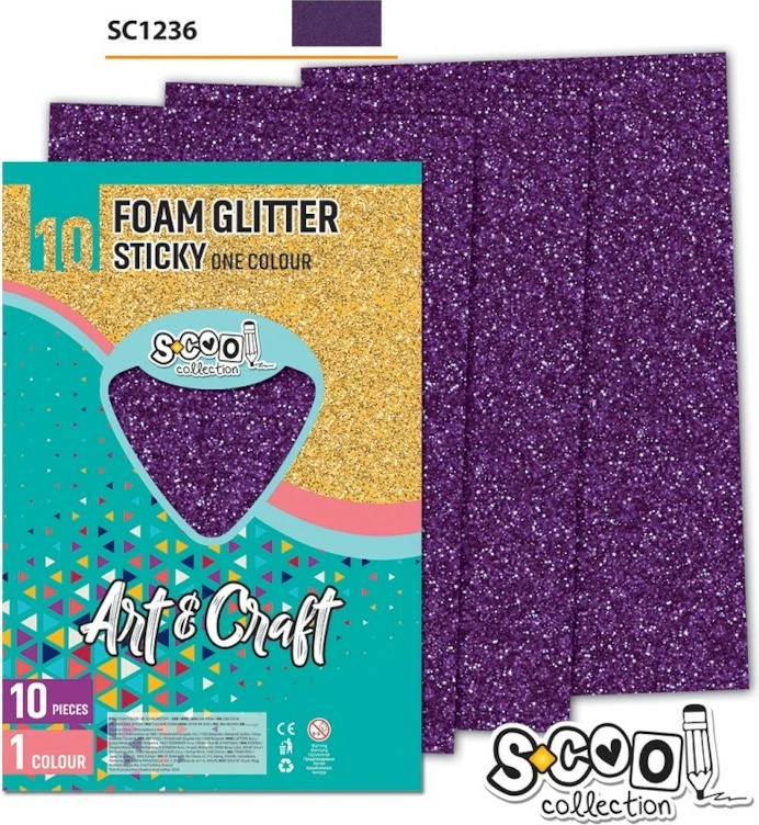 Osh Leter Dekoruese Sticky Me Xixa Vjollce Mbyllet 20X30Cm 1/10 Sc1236