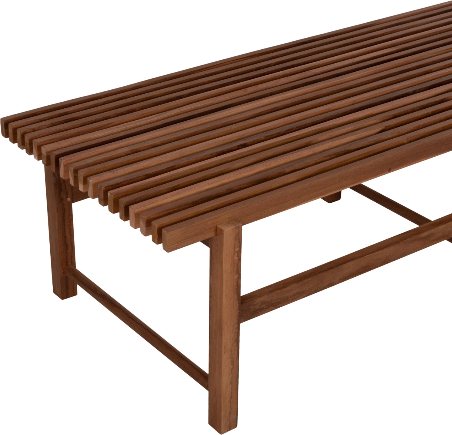 Stol 3-vendësh KRON FH9537 dru tik ngjyrë natyrale 180x56x46H cm