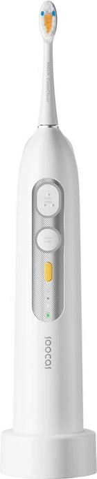 Furçë dhëmbësh sonike Soocas Neos T03 me irrigator, e bardhë, 4 koka zëvendësuese
