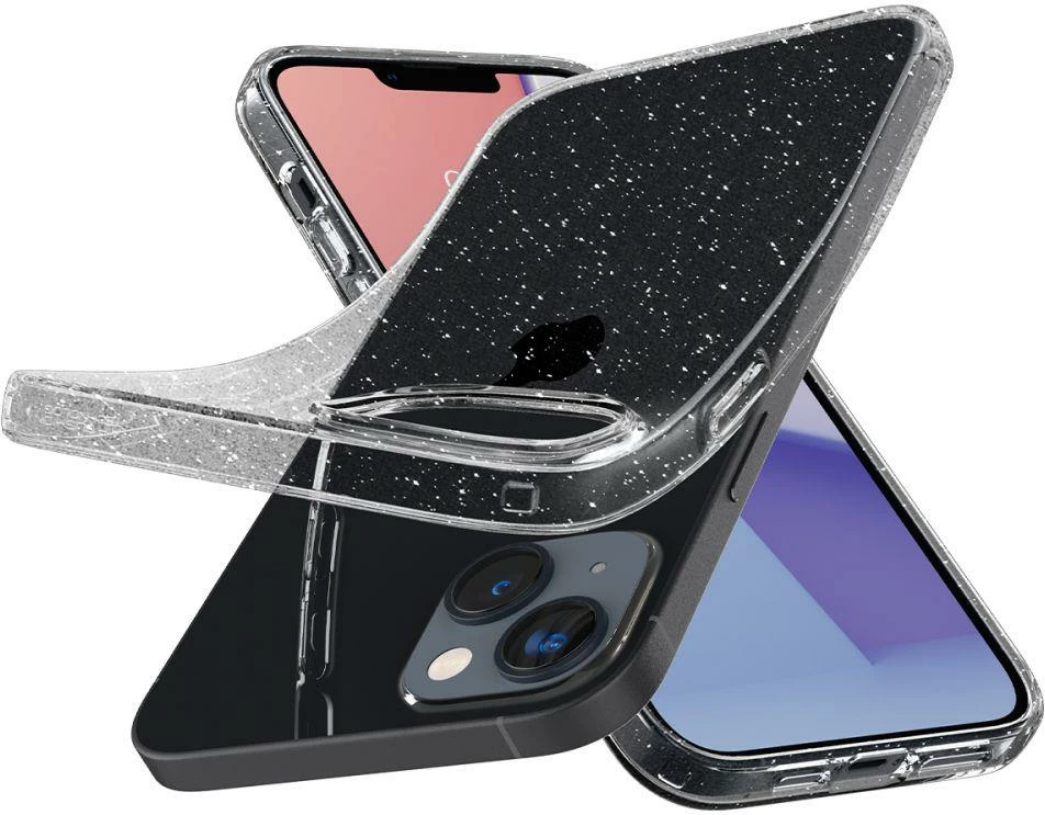 Mbështjellës Spigen Liquid Crystal për iPhone 14 Plus, Glitter Transparent, 21177-0