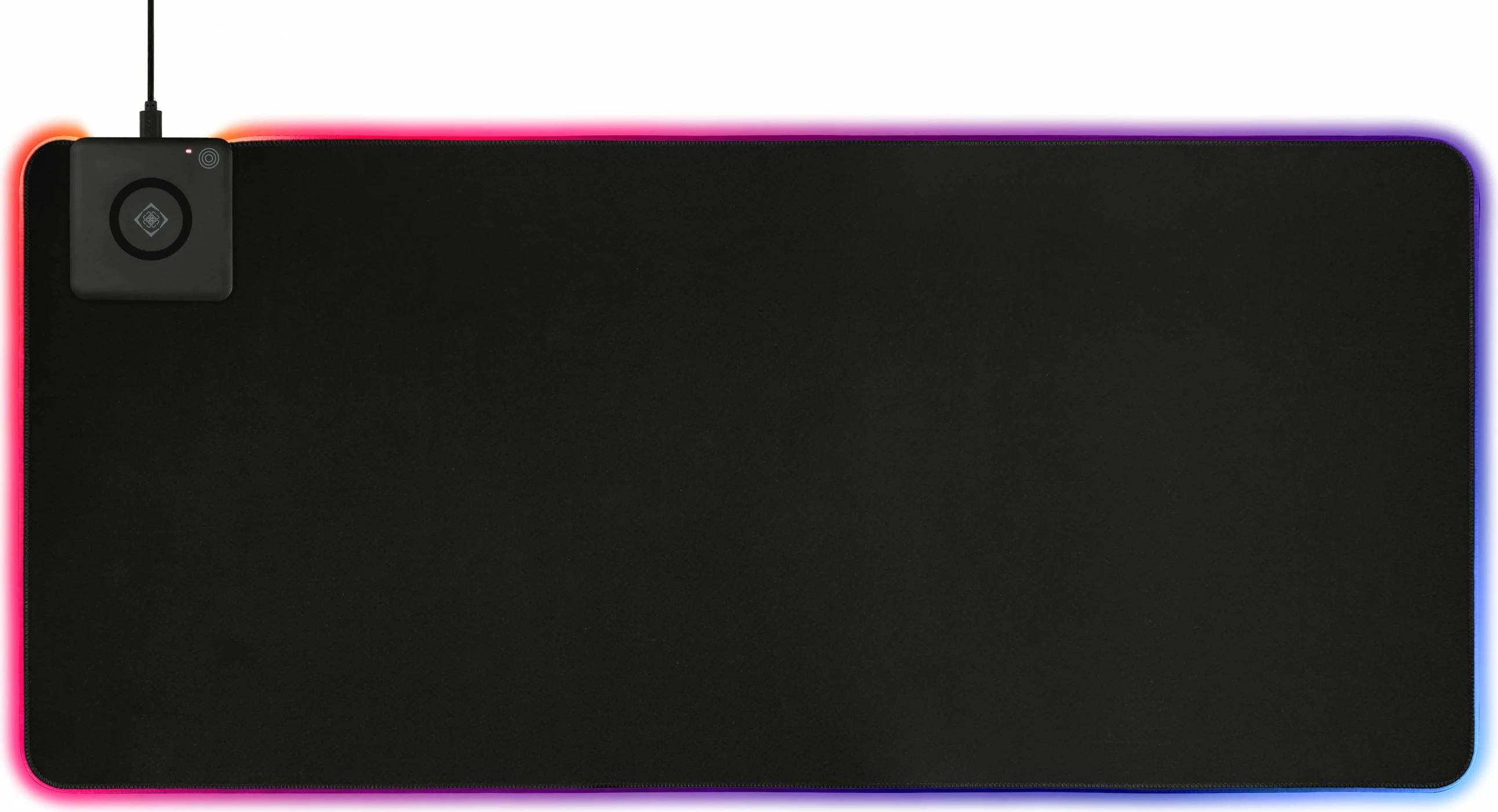 Mauspad Deltaco Gaming RGB me wireless charger, i zi