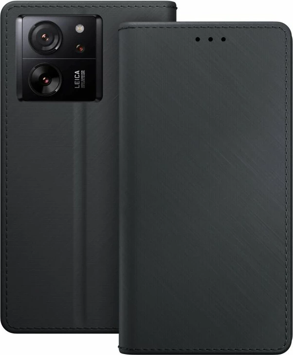 Kapak portofol për Xiaomi 13T 3mk, i zi