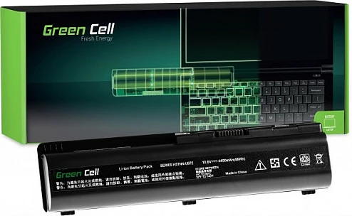 Bateri laptopi Green Cell për HP DV4/DV5/DV6/CQ60/CQ70/G50/G70, 11.1V 4400mAh, e zezë