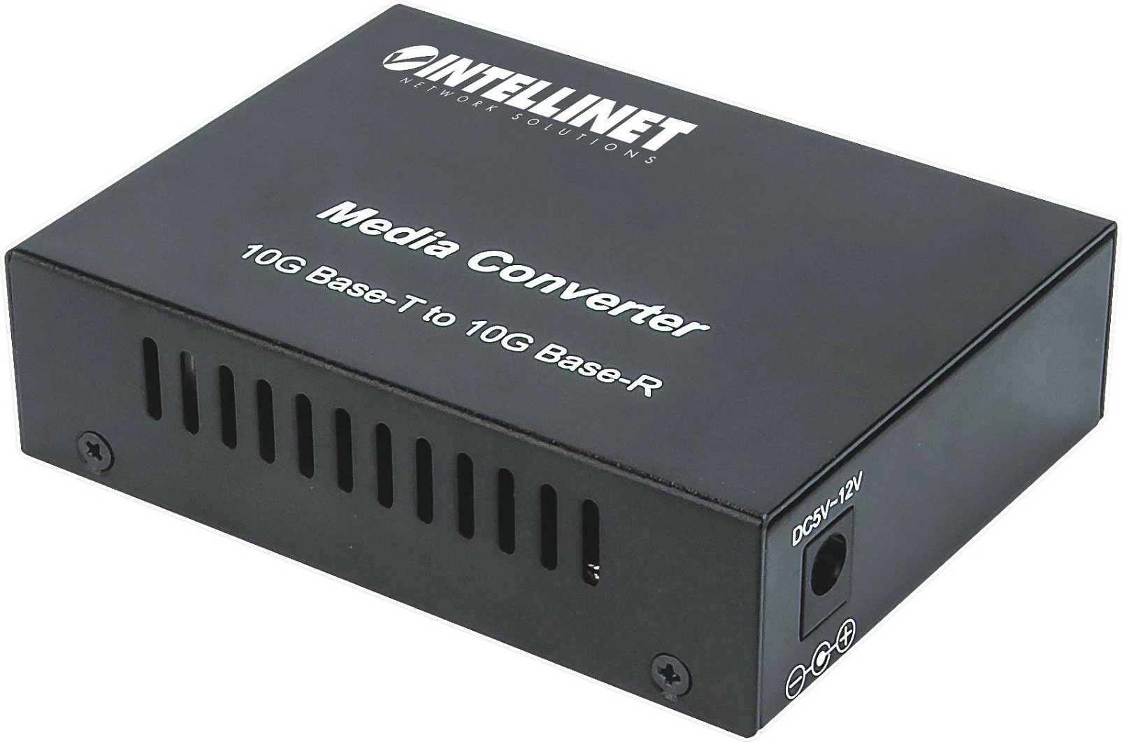 Konvertues media Intellinet 10GBase-T në 10GBase-R, SFP+ + RJ45, 10 Gbps, i zi