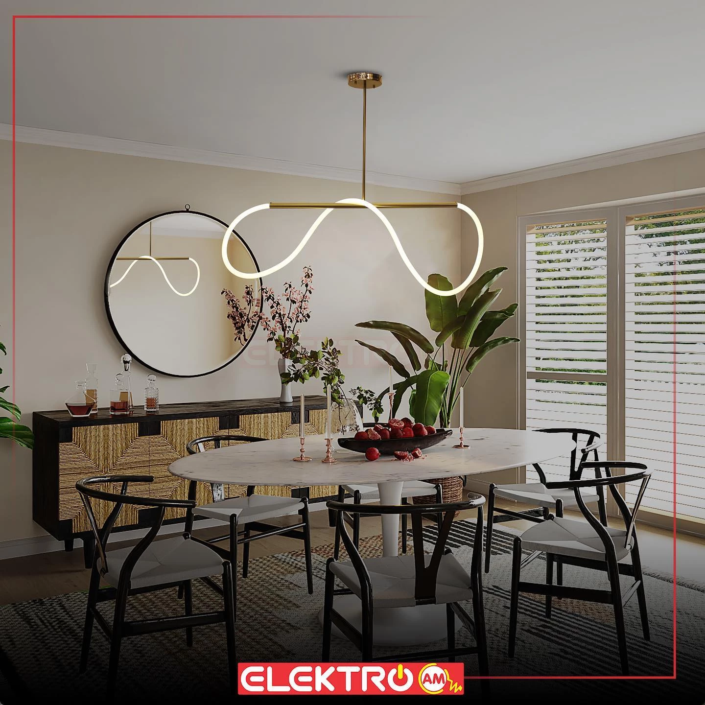 Abazhur trapezarie LED neon W21