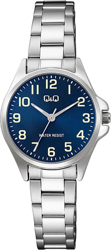 Orë dore Q&Q C37A-001PY, e argjendtë/kaltër