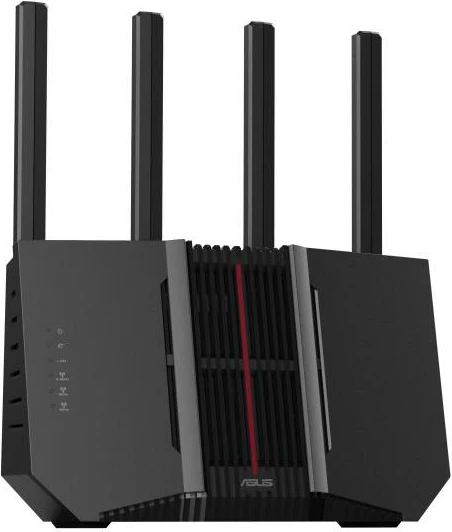 Ruter Wi‑Fi, ASUS RT-BE92U (90IG0950-MO9A0V), Tri-Band Wi‑Fi 7 9300 Mbps, 10G WAN/LAN + 4x 2.5G LAN, AiMesh, e zezë