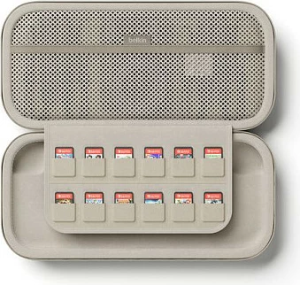 Kasë udhëtimi Belkin Travel Case ENA002hqSA për Nintendo Switch 2, ngjyrë rëre