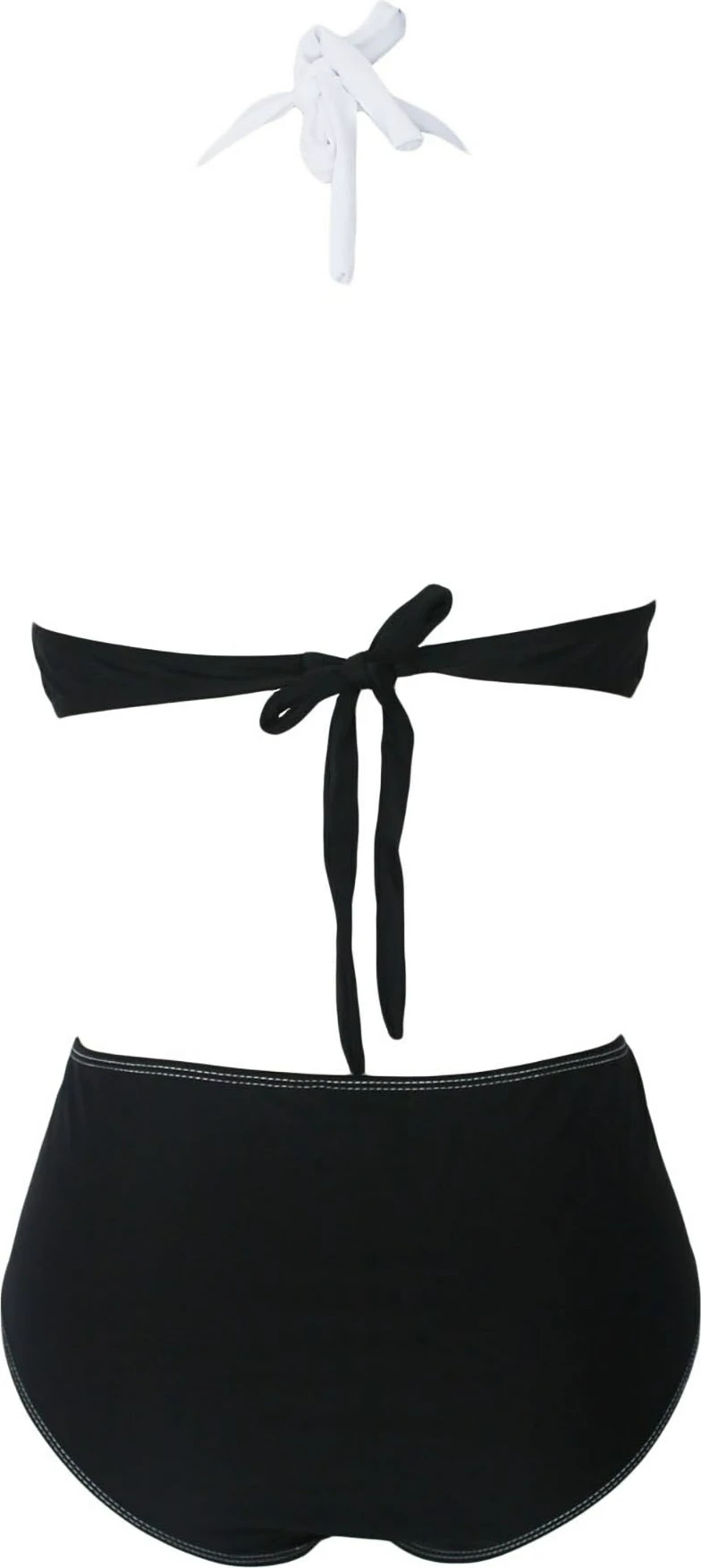 Set bikini dy pjesësh, ngjyrë e zezë dhe e bardhë, Jumeon, MS418981