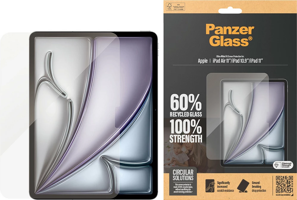 Mbrojtës ekrani PanzerGlass për iPad Air 11"/iPad 10.9", transparent
