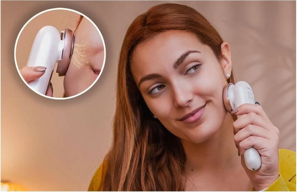 Masazhator fytyre Cecotec Bamba FaceCare LightSonic, i bardhë