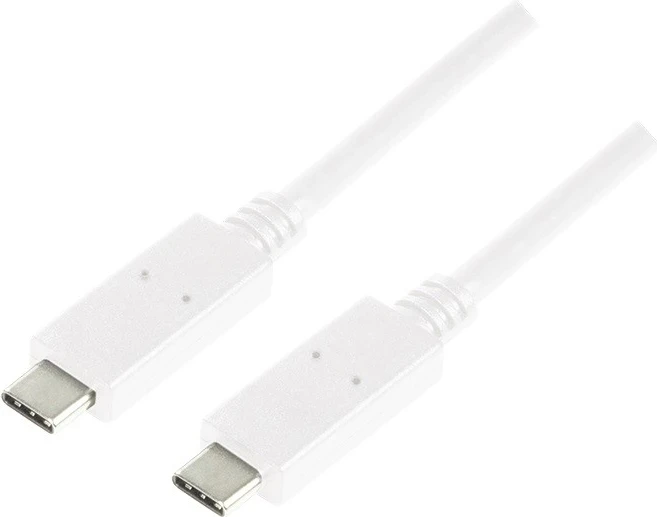 Kabllo karikuese LogiLink, USB-C, 0.5m, i bardhë