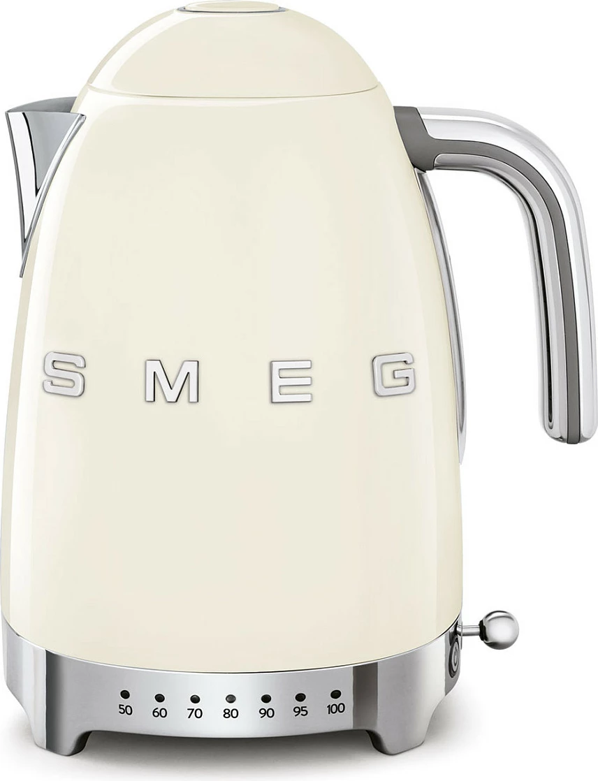 Ibrik elektrik SMEG KLF04CREU, 1.7L, 2400W, krem