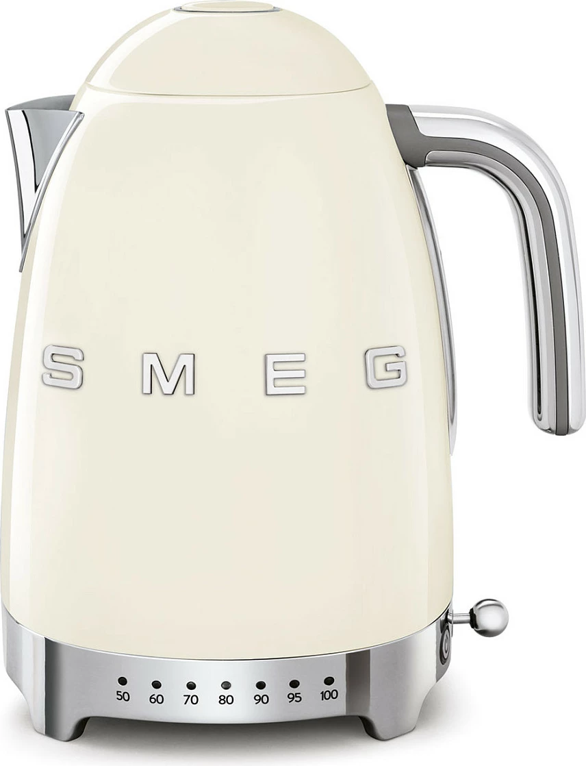 Ibrik elektrik SMEG KLF04CREU, 1.7L, 2400W, krem